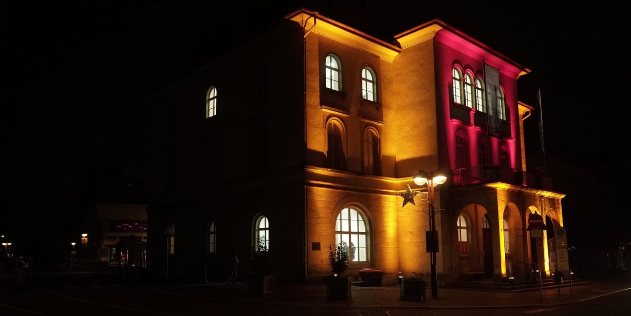 Die illumiierte Galerie der Stadt Sindelfingen.