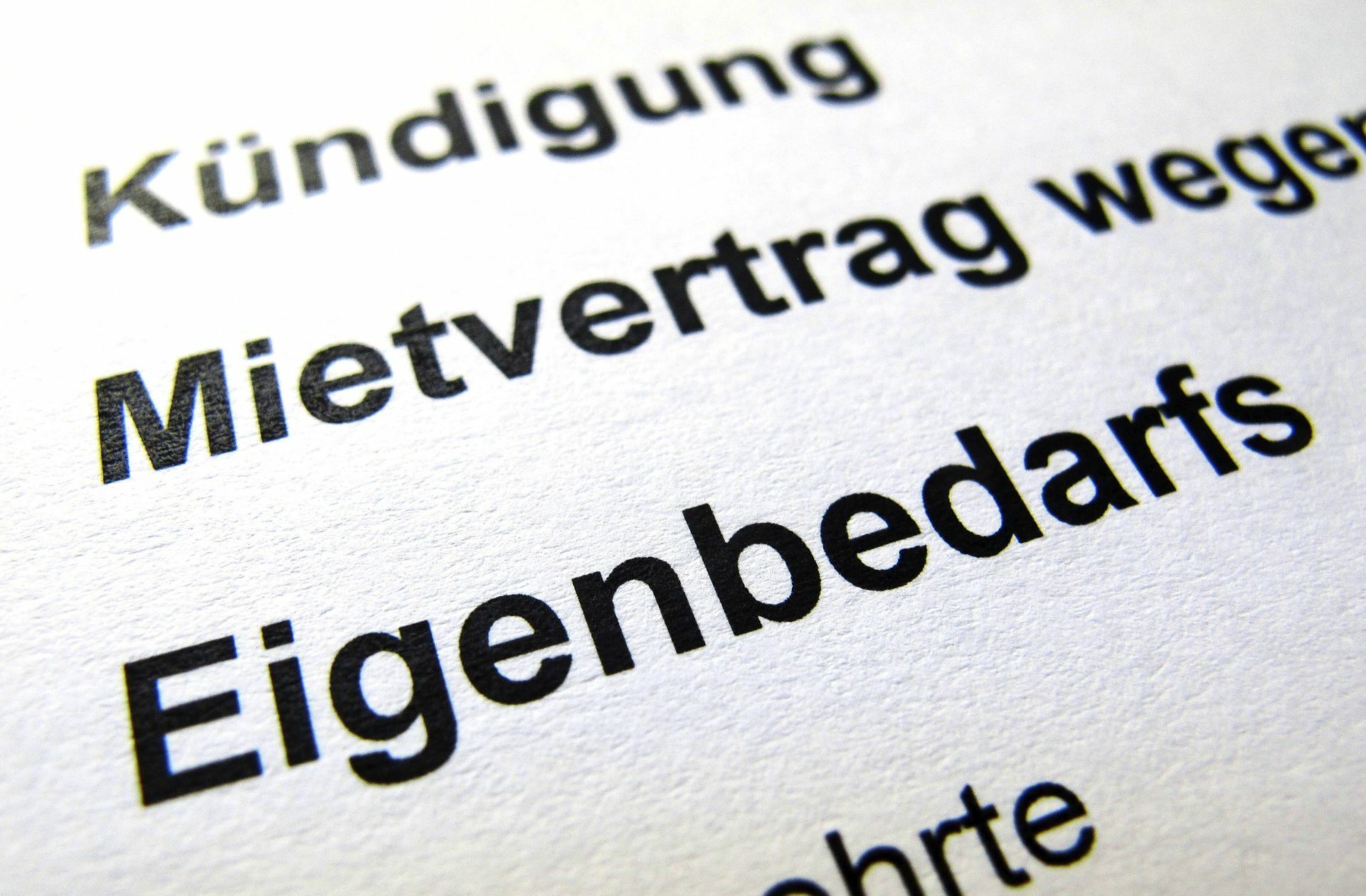Wird eine Mietwohnung in eine Eigentumswohnung umgewandelt, steht häufig auch die Kündigung wegen Eigenbedarfs an.
 Foto: picture alliance/dpa/Ste..
