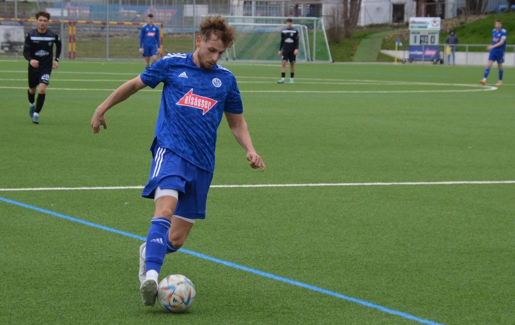Für Sindelfingens Mittelfeldspieler David Weinhardt ist die Saison vorzeitig beendet.