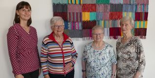 V.l.: Betreuungsassistentin Silvia Keller, Sigrid Weiss, Erika Gorhan, Elfriede Hirschkorn.