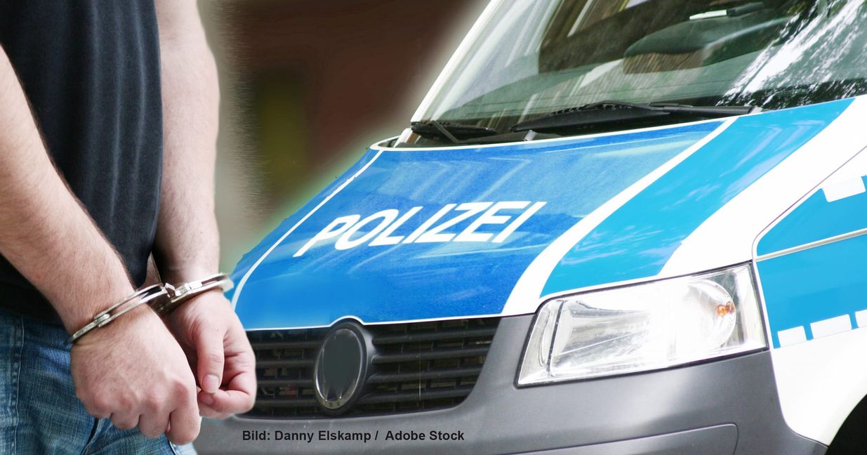 Der Jugendliche wurde von der Polizei von der Garage geholt. Bild: Adobe Stock