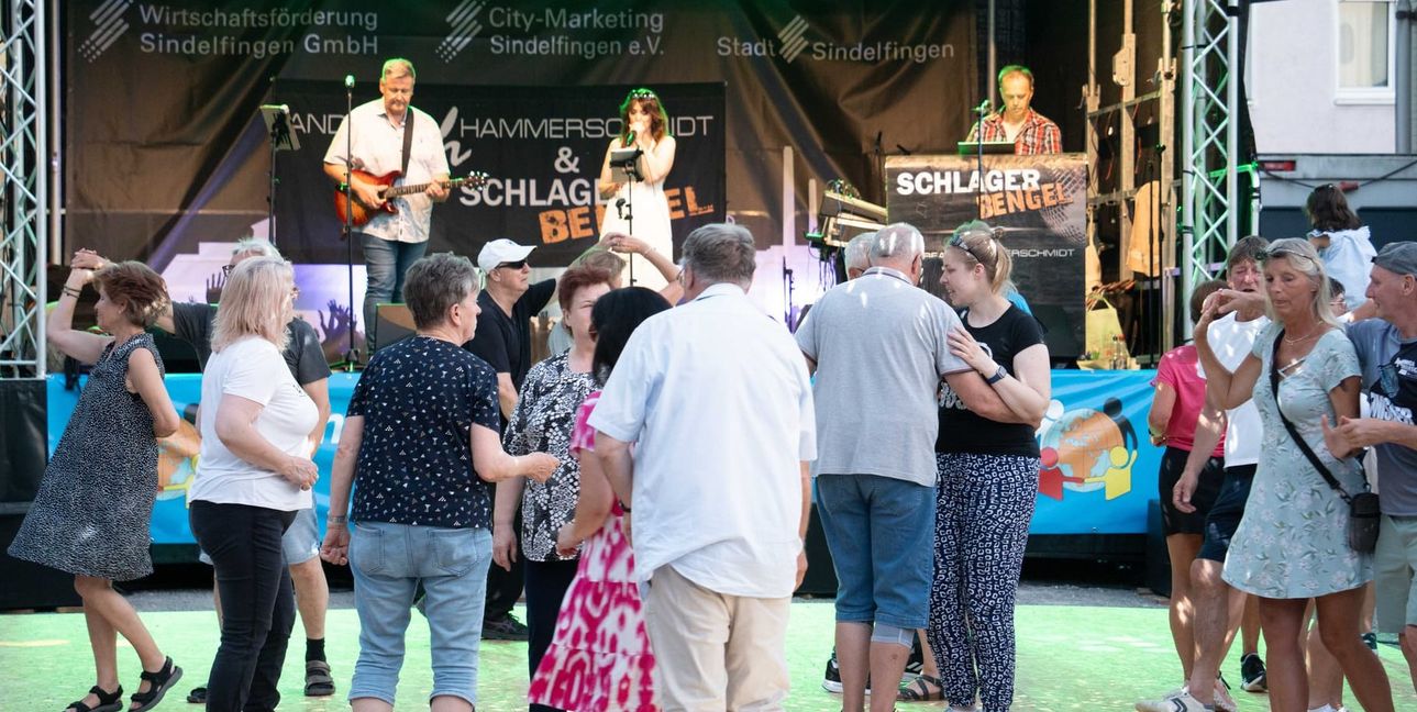 Die neue Schlagerbühne wurde gut angenommen.