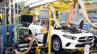 Die Produktion der A-Klasse in Rastatt läuft länger   als ursprünglich vorgesehen.
