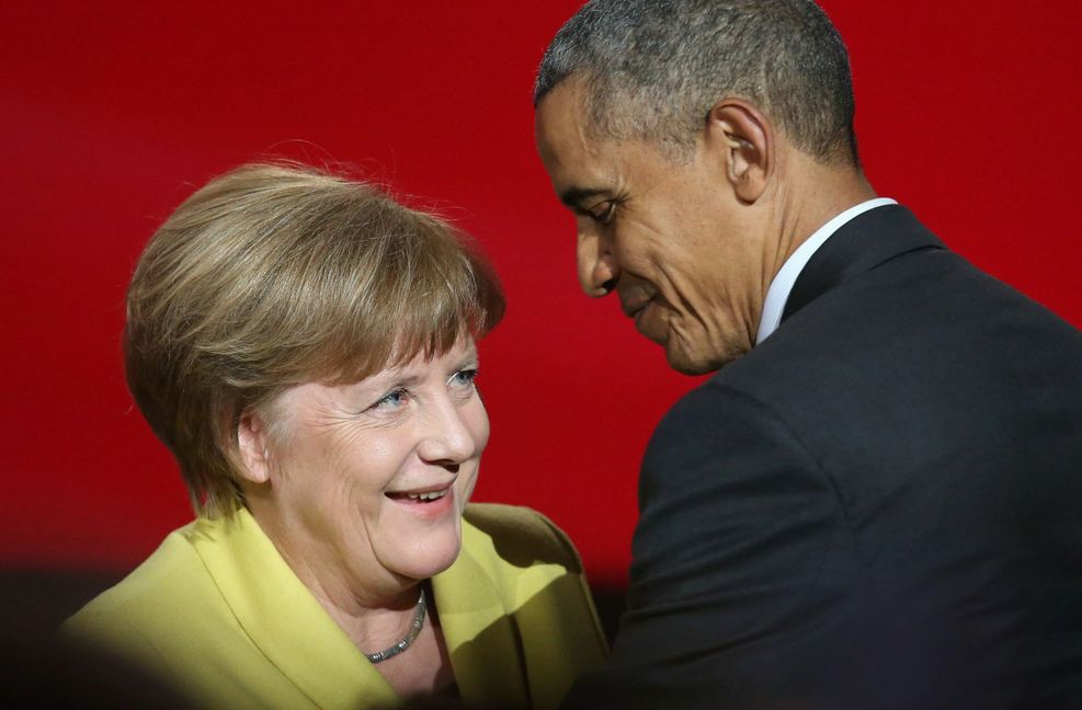 Inniges Verhältnis: Angela Merkel und Barack Obama pflegen über das Amt hinaus eine Freundschaft.
 Foto: AFP/RONNY HARTMANN