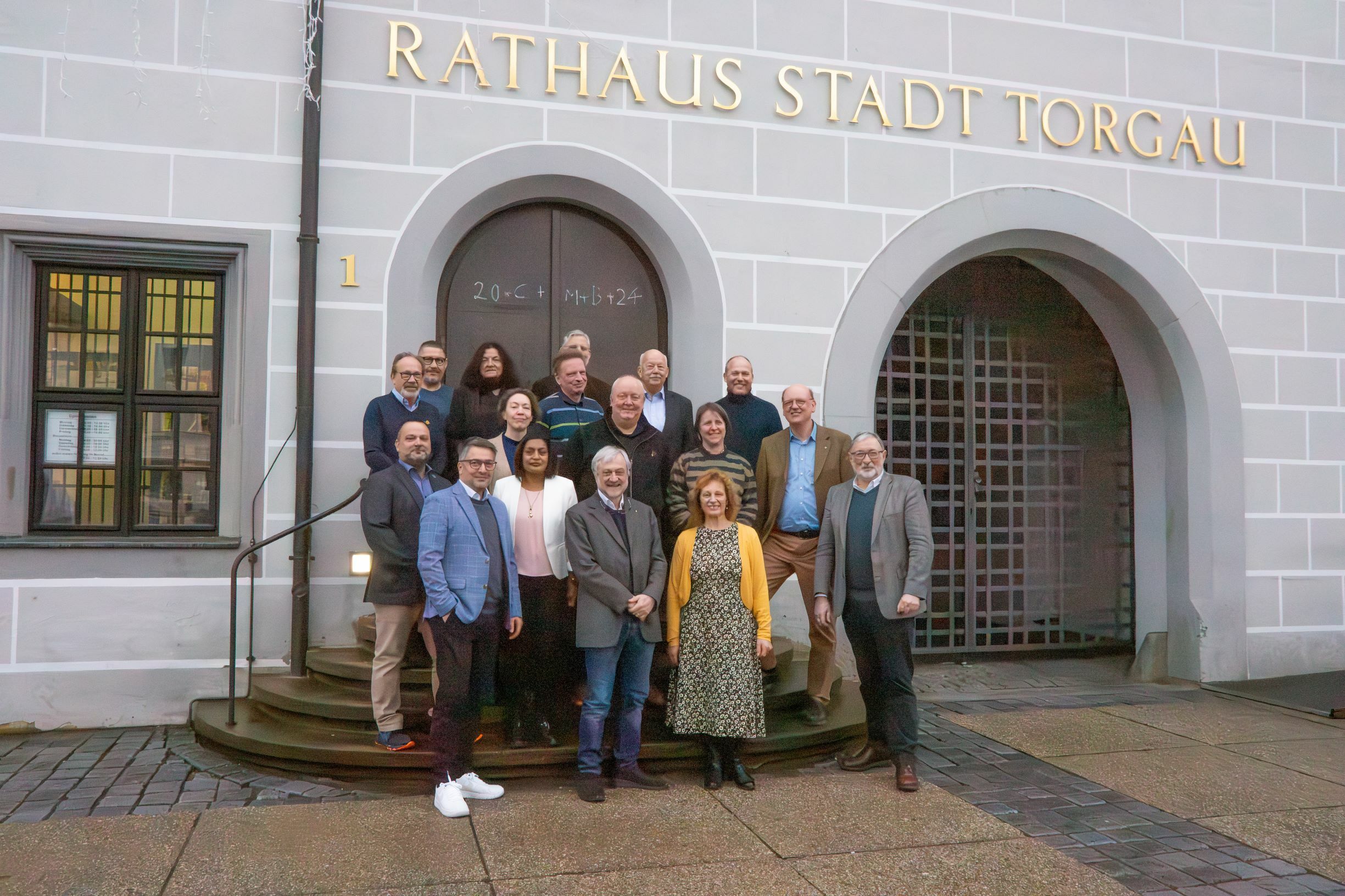 Vertreter vom Rotary Club Sindelfingen waren zu Besuch beim Rotary Club in der Partnerstadt Torgau.