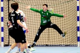 Fabian Rothsching kehrte mit Beginn der zweiten Halbzeit zwischen die Pfosten der HSG zurück und avancierte mit neun Paraden sogleich zum Matchwinner.