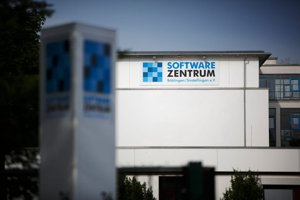 Auf dem Campus des Softwarezentrums auf der Böblinger Hulb sind rund 90 Firmen zuhause.