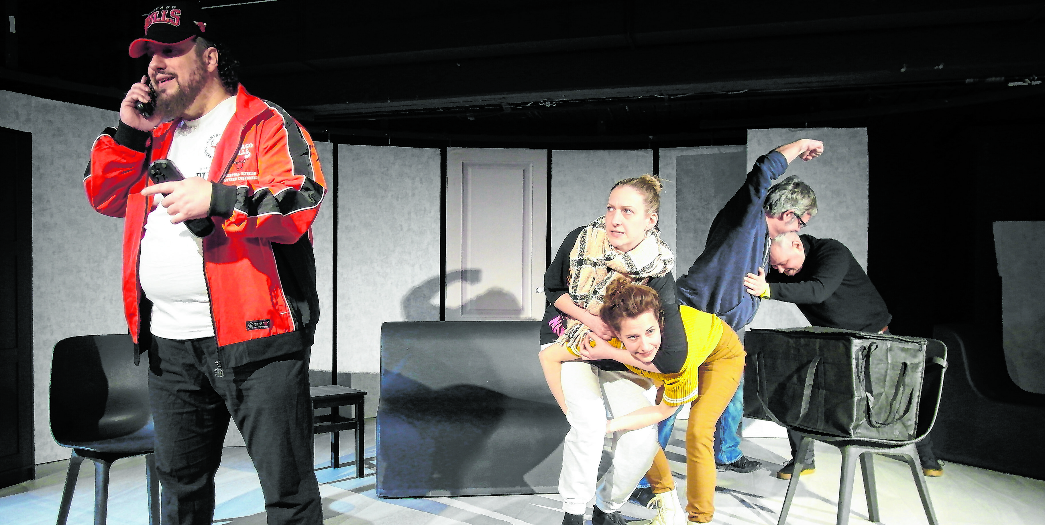 Auf unserem Foto  (von links): Angelo Serdar Basar, Dorothea Förster, Pia Maria Fedelucci, Daniel Bayer und Stefan Vitelariu.