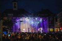 Party pur: Die ABBA-Tribute-Band lieferte das glänzende Finale von Sindelfingen rockt.