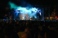 Party pur: Die ABBA-Tribute-Band lieferte das glänzende Finale von Sindelfingen rockt.