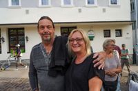 Party pur: Die ABBA-Tribute-Band lieferte das glänzende Finale von Sindelfingen rockt.