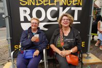 Party pur: Die ABBA-Tribute-Band lieferte das glänzende Finale von Sindelfingen rockt.