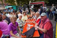 Party pur: Die ABBA-Tribute-Band lieferte das glänzende Finale von Sindelfingen rockt.