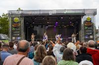 Party pur: Die ABBA-Tribute-Band lieferte das glänzende Finale von Sindelfingen rockt.