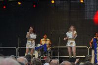 Party pur: Die ABBA-Tribute-Band lieferte das glänzende Finale von Sindelfingen rockt.