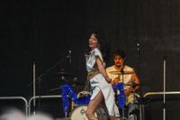 Party pur: Die ABBA-Tribute-Band lieferte das glänzende Finale von Sindelfingen rockt.