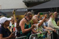 Party pur: Die ABBA-Tribute-Band lieferte das glänzende Finale von Sindelfingen rockt.