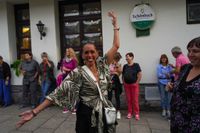 Party pur: Die ABBA-Tribute-Band lieferte das glänzende Finale von Sindelfingen rockt.