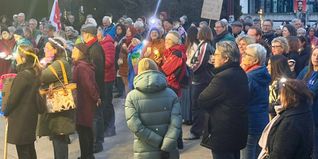 150 bis 200 Teilnehmer, so die Schätzung der Organisatoren, haben am Samstag an der Aktion teilgenommen.