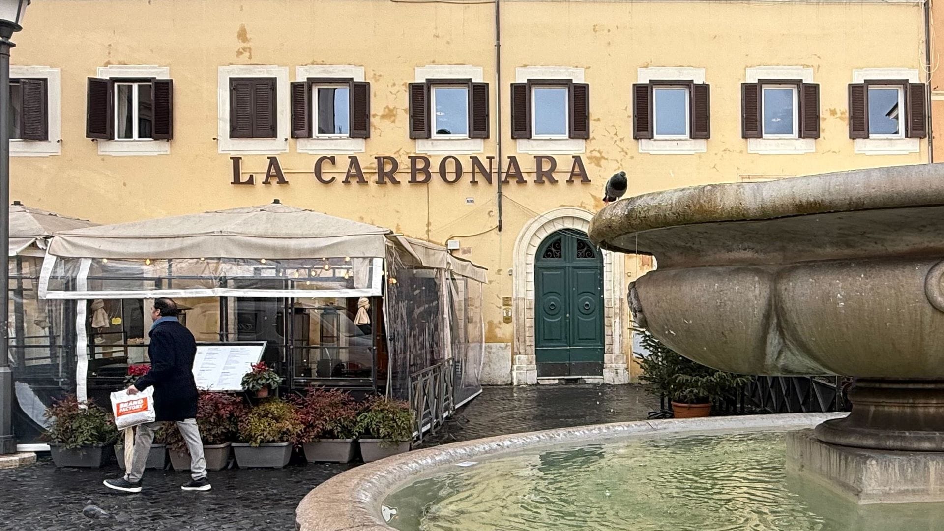 Das Restaurant "La Carbonara" gibt es schon seit 1912.