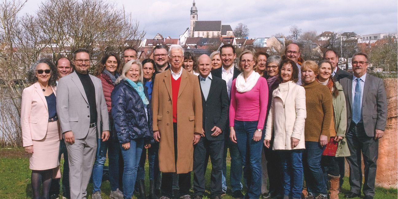 Das sind die Kandidaten der „Bürger für Böblingen“. In der Mitte: Dr. Willi-Reinhart Braumann.