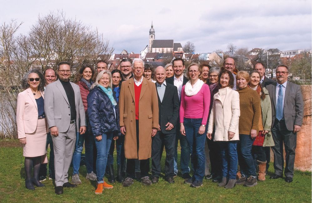 Das sind die Kandidaten der „Bürger für Böblingen“. In der Mitte: Dr. Willi-Reinhart Braumann.