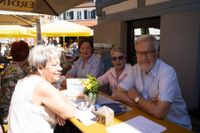 Kaiserwetter am 1. Mai: So war die Hocketse der Sindelfinger Jahrgänge auf dem Wettbachplatz.