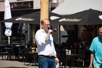 Kaiserwetter am 1. Mai: So war die Hocketse der Sindelfinger Jahrgänge auf dem Wettbachplatz.