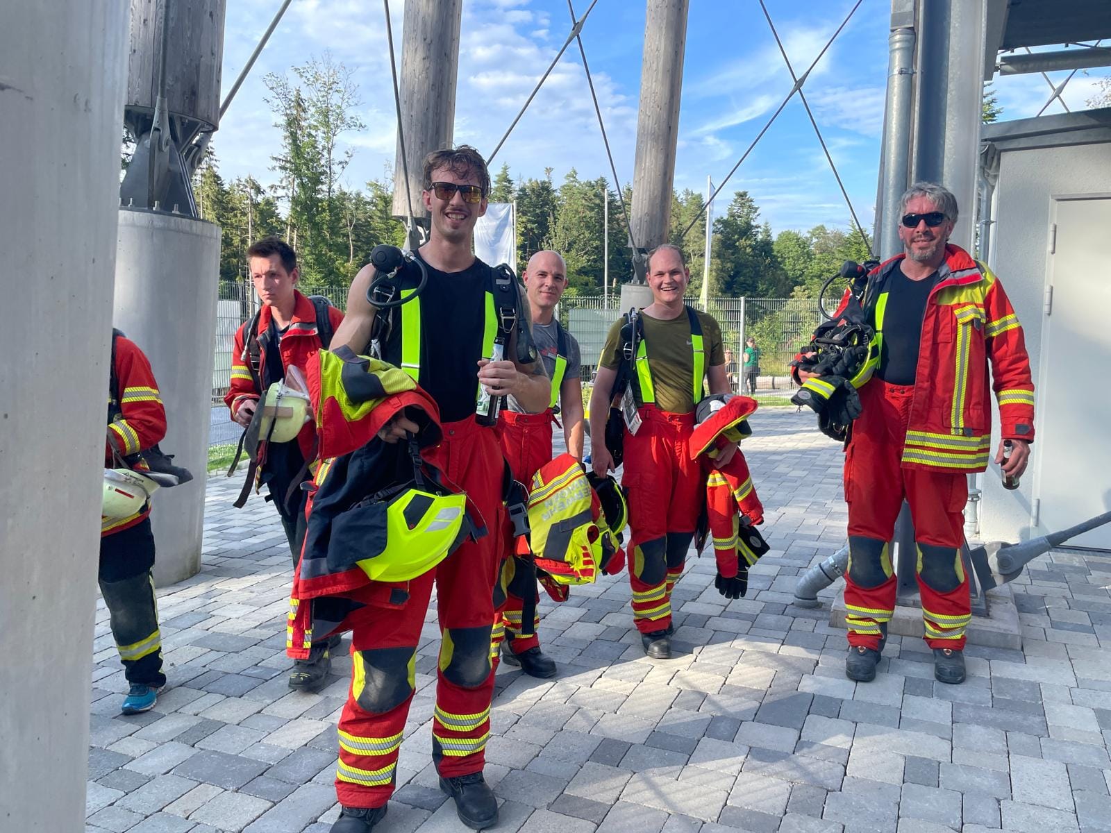 Die Ehninger Teams nach erfolgreichem Lauf.
