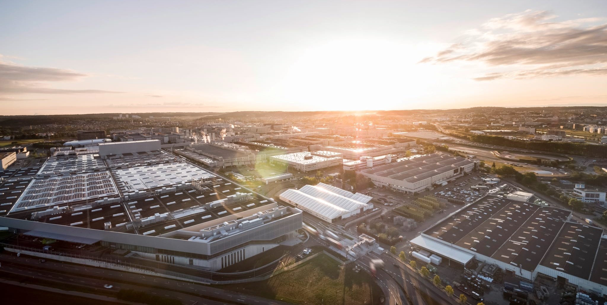 Die Factory 56 im Mercedes-Benz-Werk Sindelfingen. Bild: z