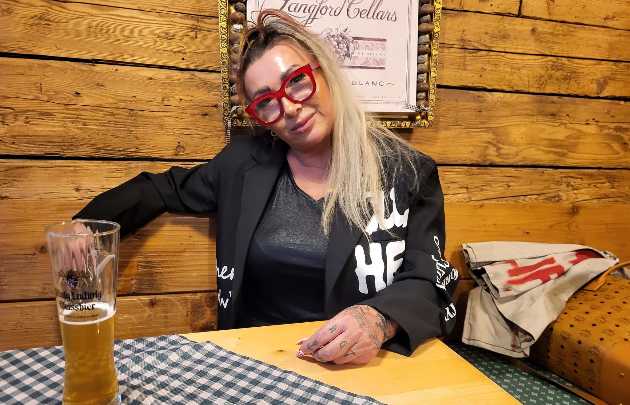 Simone Hollinger im Altstadtlokal Funzel.