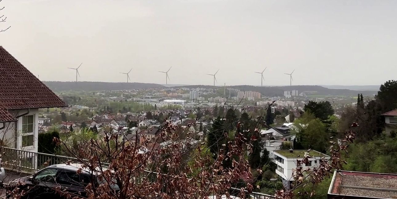 Die Visualisierung vom Blickwinkel „Alter Wasserturm“.