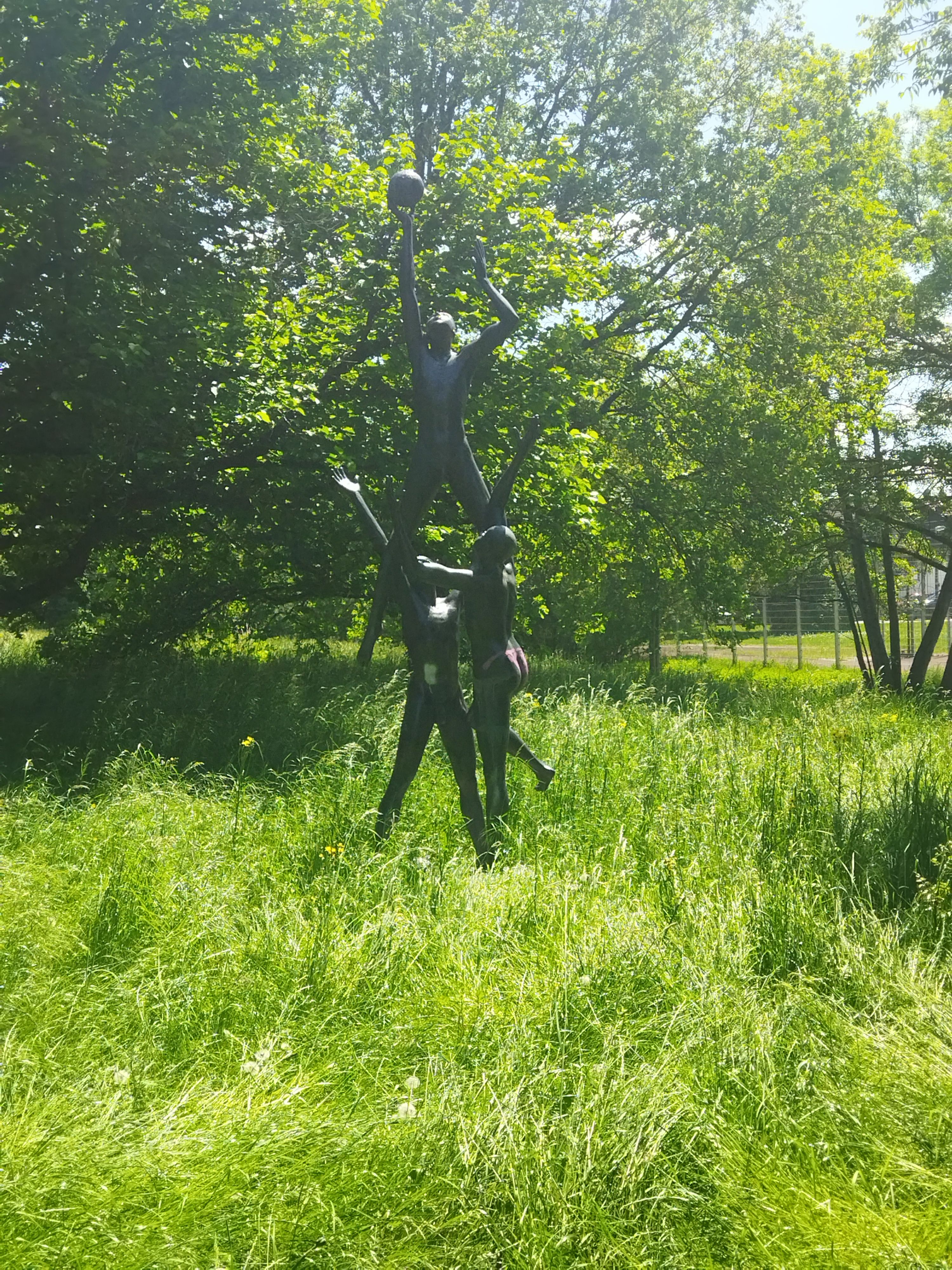 Frühling im Dronfield-Park.