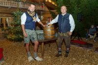 Prima Stimmung bei der Winterhütte.