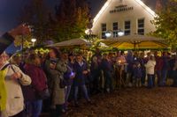 Prima Stimmung bei der Winterhütte.