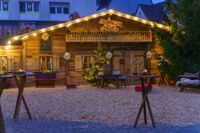 Prima Stimmung bei der Winterhütte.