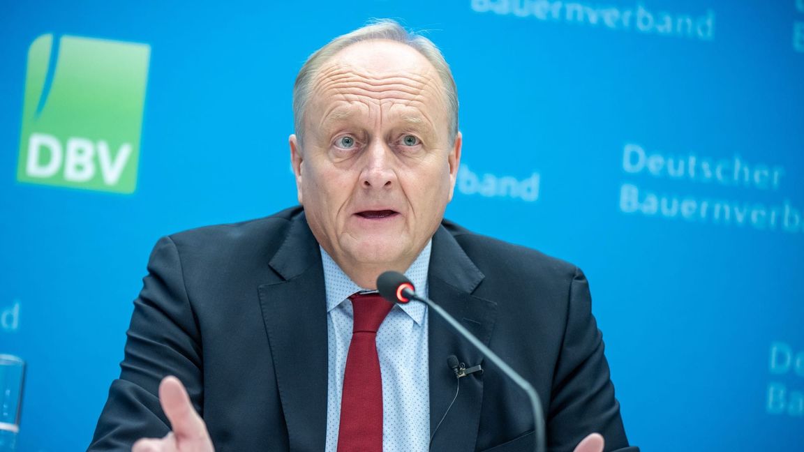 Bauernpräsident Rukwied: "Lebensmittel sind mehr wert." (Archivbild)