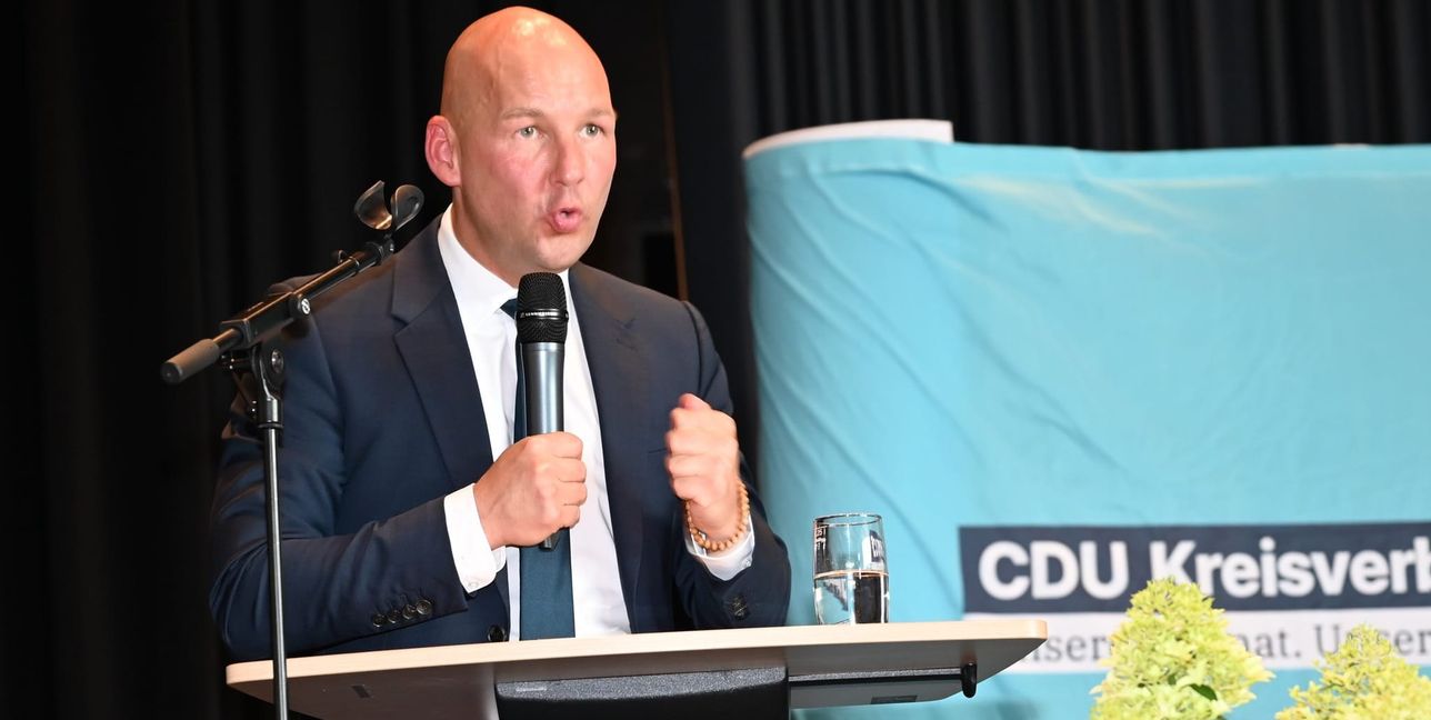 Marc Biadacz zeigte bei seiner Bewerbungsrede viel Kampfgeist.