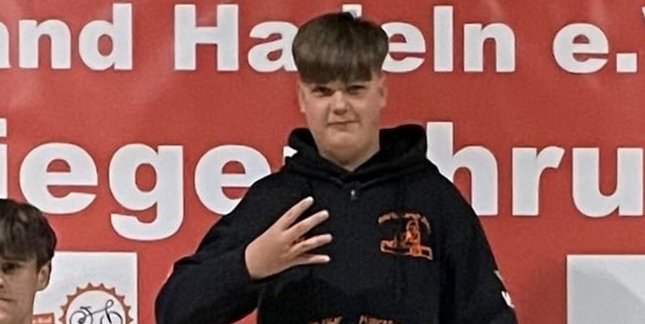 Aron Baumann holt sich den Titel in der Klasse 4.Bild: z