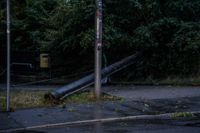 Feuerwehr und Stadtwerke im Einsatz in Maichingen.