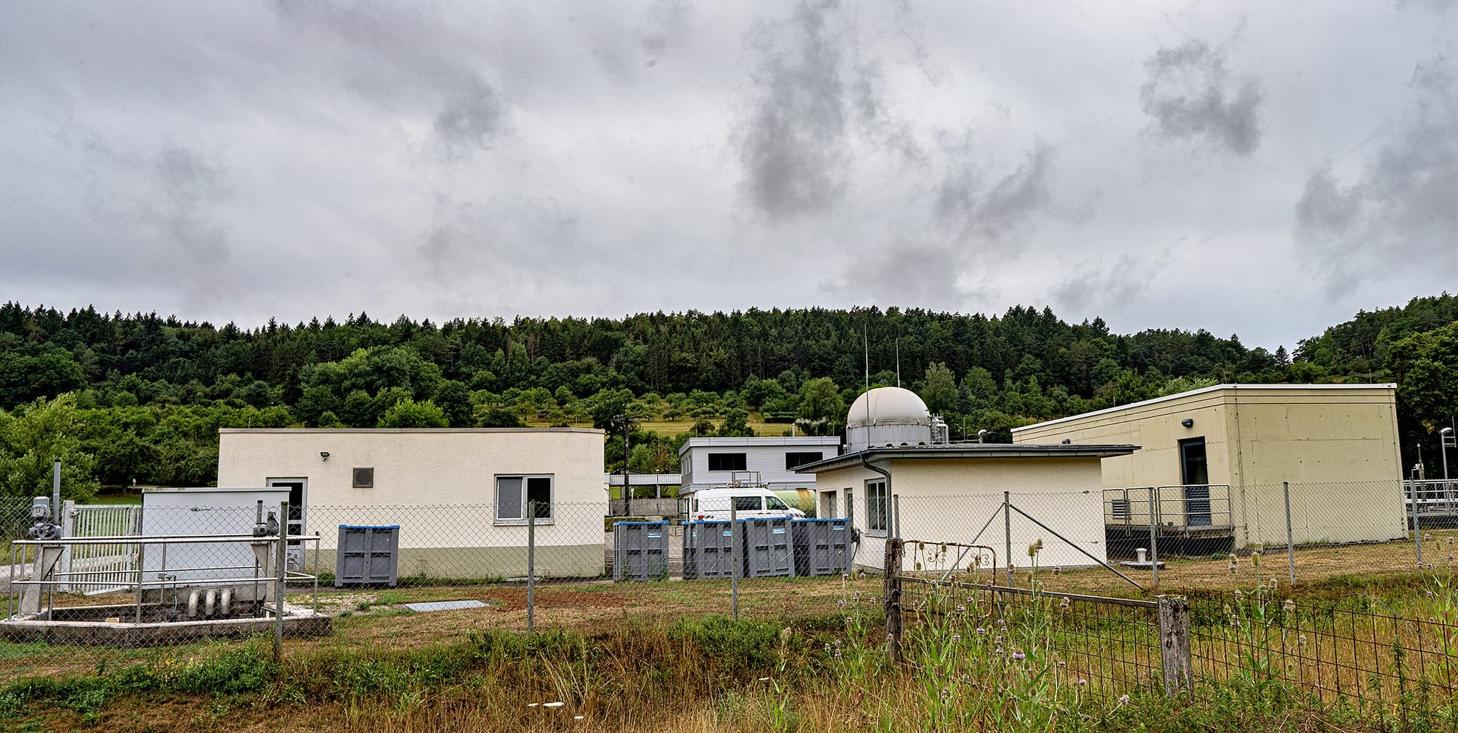 In der Aidlinger Kläranlage laufen die Modernisierungsarbeiten.