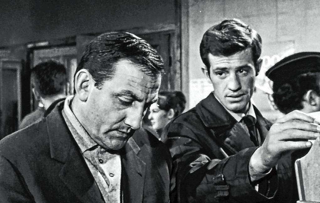 „Der Panther wird gehetzt“: Lino Ventura und Jean-Paul Belmondo in einer melancholischen Gangster-Ballade aus dem Jahr 1959.