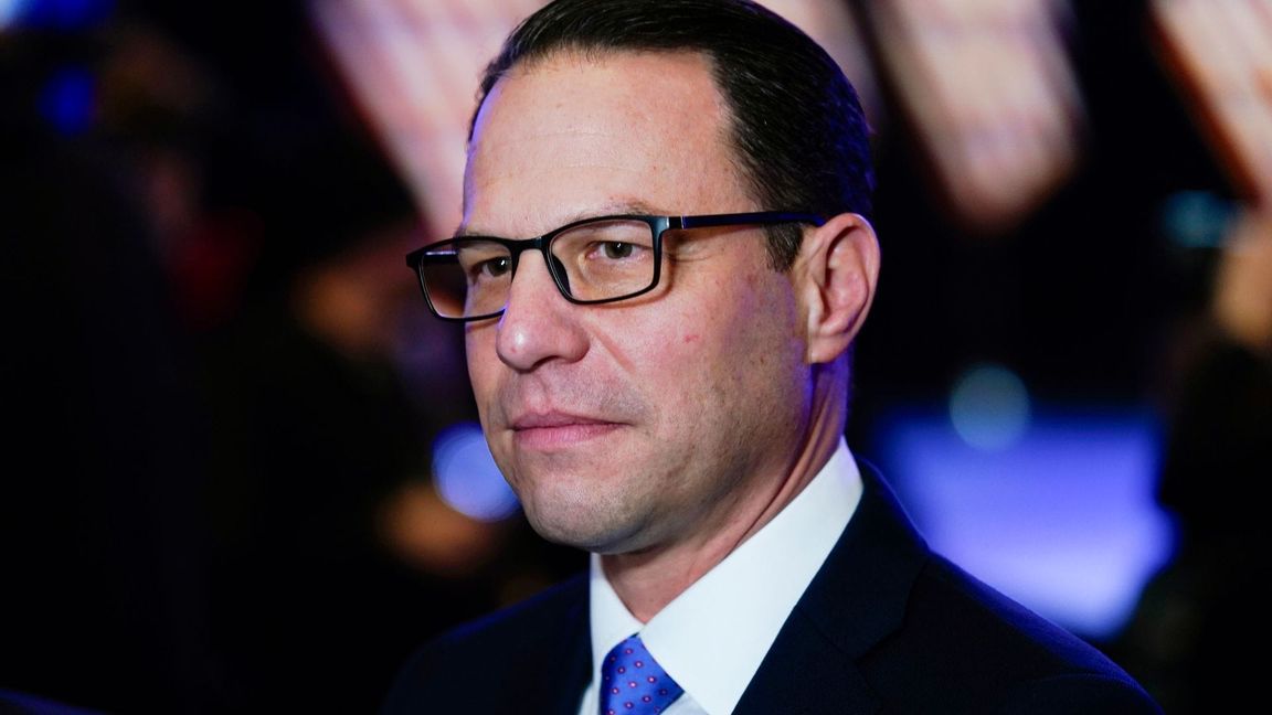 Der Gouverneur von Pennsylvania, Josh Shapiro, gilt als möglicher Vizepräsidentenkandidat. (Archivbild)