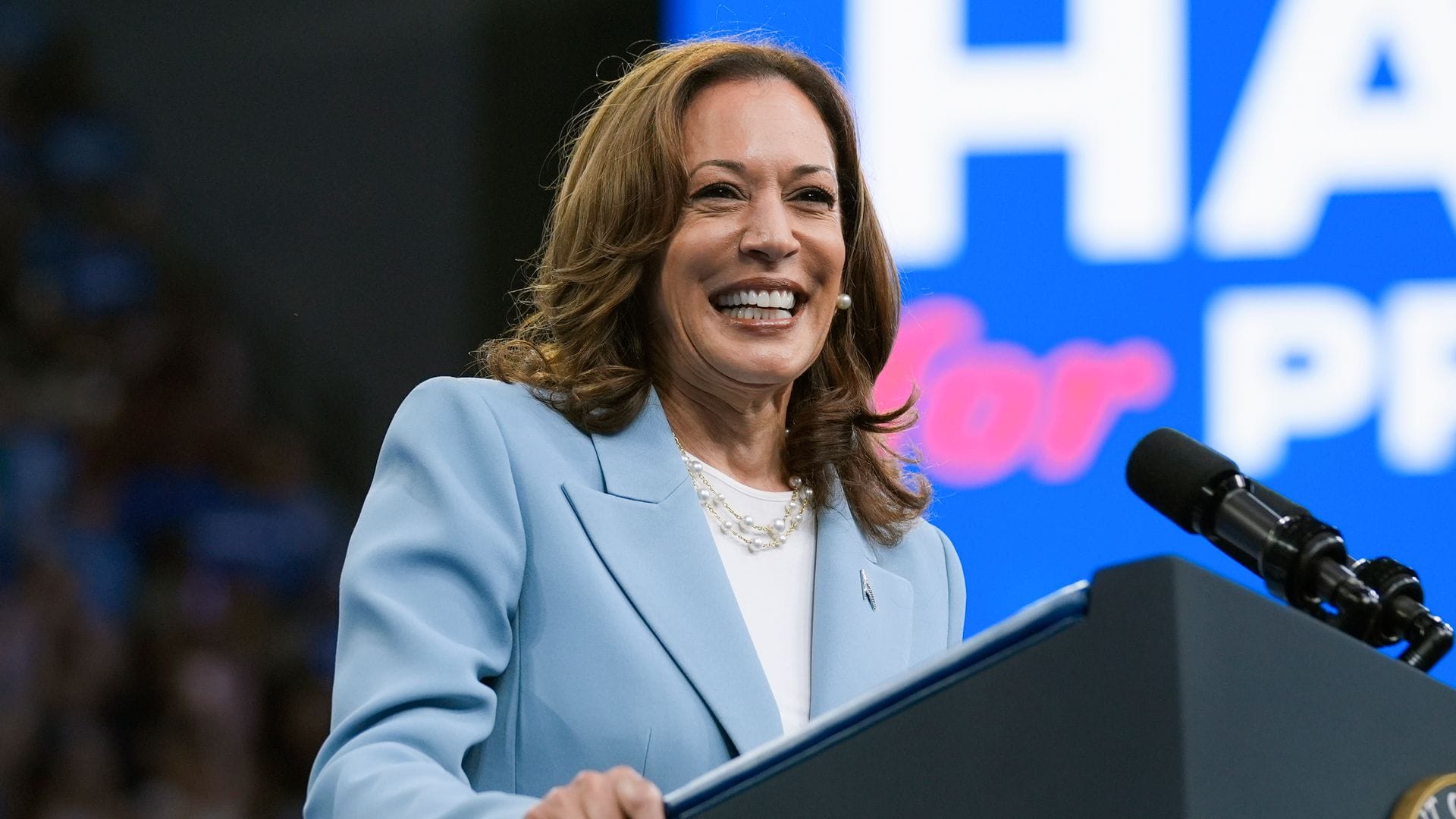 US-Vizepräsidentin Kamala Harris hat sich bei einer Online-Abstimmung der Demokraten die notwendige Mehrheit der Delegiertenstimmen für die Präsidentschaftskandidatur ihrer Partei gesichert. (Archivbild)