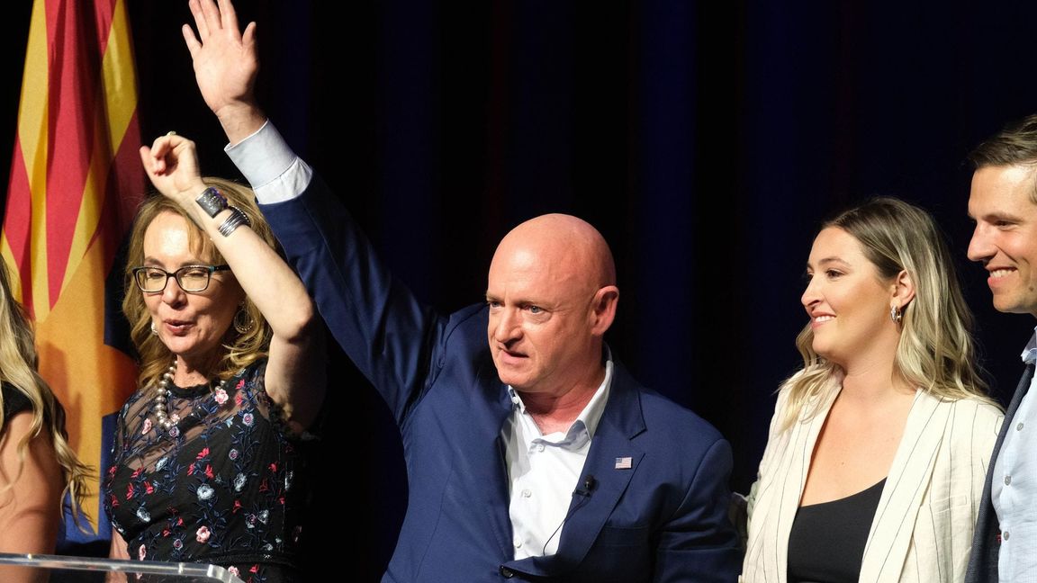 Mark Kelly, Senator aus Arizona, gilt als möglicher Vizepräsidentenkandidat. (Archivbild)