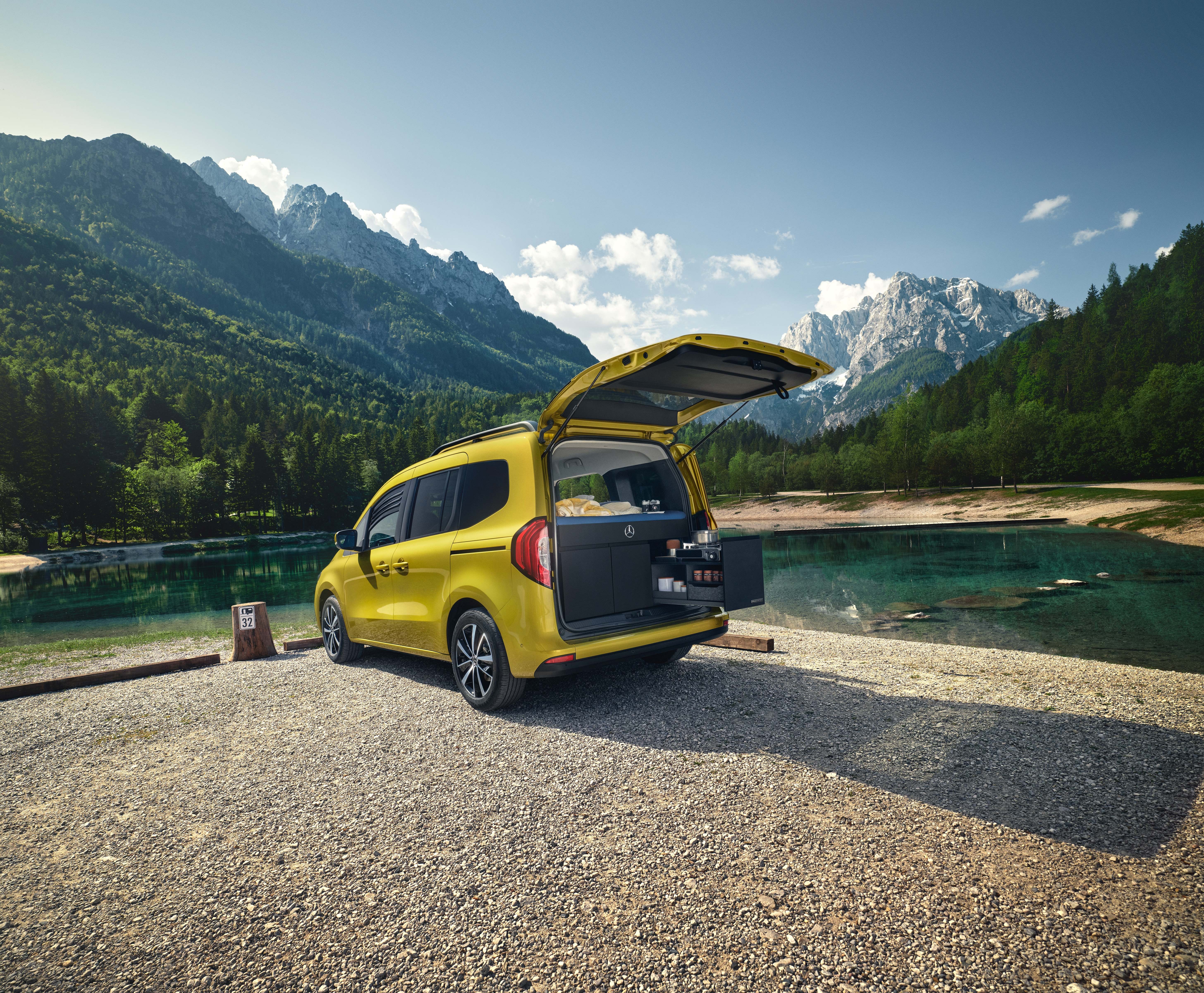 Die Mercedes-Benz T-Klasse mit Marco Polo Modul.