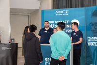 Großer Andrang bei der Azubi-Messe von Röhm-Medien in der Sindelfinger Stadthalle.