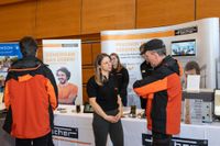 Großer Andrang bei der Azubi-Messe von Röhm-Medien in der Sindelfinger Stadthalle.
