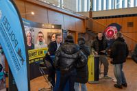 Großer Andrang bei der Azubi-Messe von Röhm-Medien in der Sindelfinger Stadthalle.