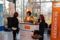 Großer Andrang bei der Azubi-Messe von Röhm-Medien in der Sindelfinger Stadthalle.